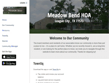 Tablet Screenshot of meadowbend.org